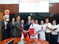 ベトナムホーチミン　国立統一病院（Thong Nhat Hospital）と日本式病理導入に関わるMoU調印式を執り行いました。
